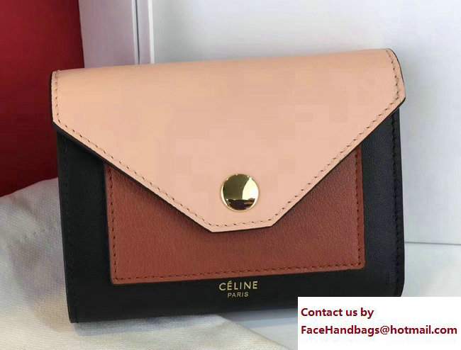 Celine Pocket Trifolded Multifunction Small Wallet 103783 06