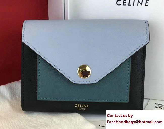 Celine Pocket Trifolded Multifunction Small Wallet 103783 07