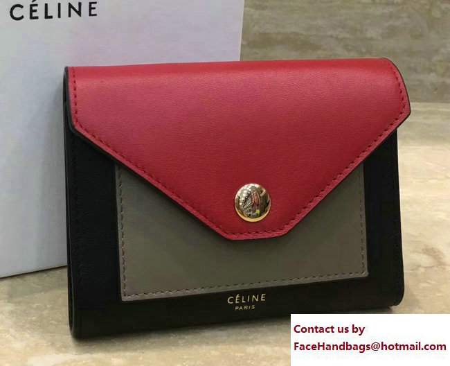 Celine Pocket Trifolded Multifunction Small Wallet 103783 09