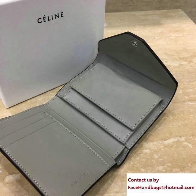 Celine Pocket Trifolded Multifunction Small Wallet 103783 12