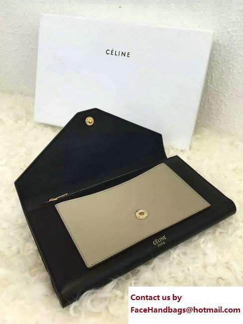 Celine Pocket Trifolded Multifunction Wallet 105853 02