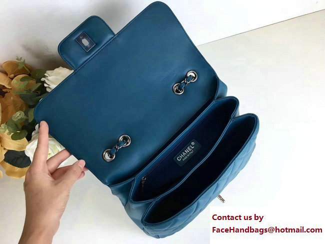Chanel All About Flap Large Bag A98693 Aqua 2017