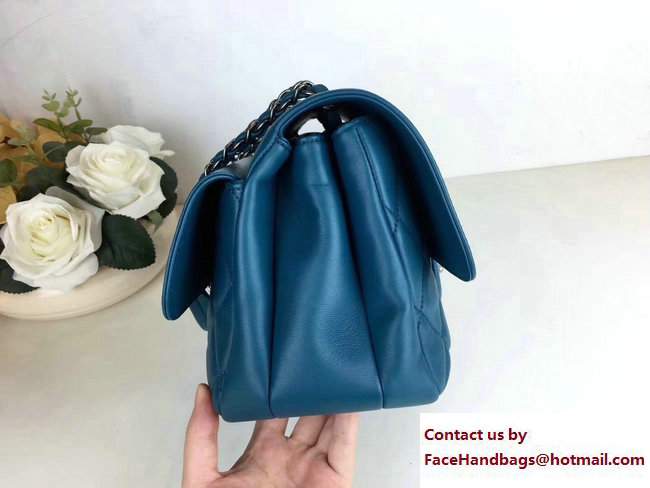 Chanel All About Flap Large Bag A98693 Aqua 2017