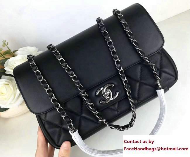 Chanel All About Flap Large Bag A98693 Black 2017