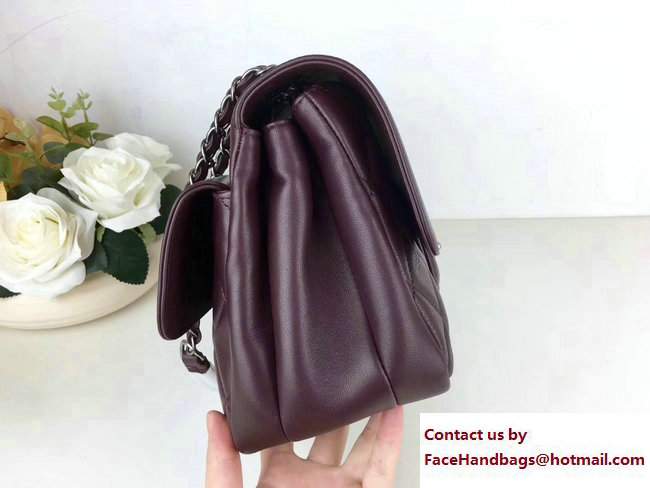 Chanel All About Flap Large Bag A98693 Burgundy 2017 - Click Image to Close