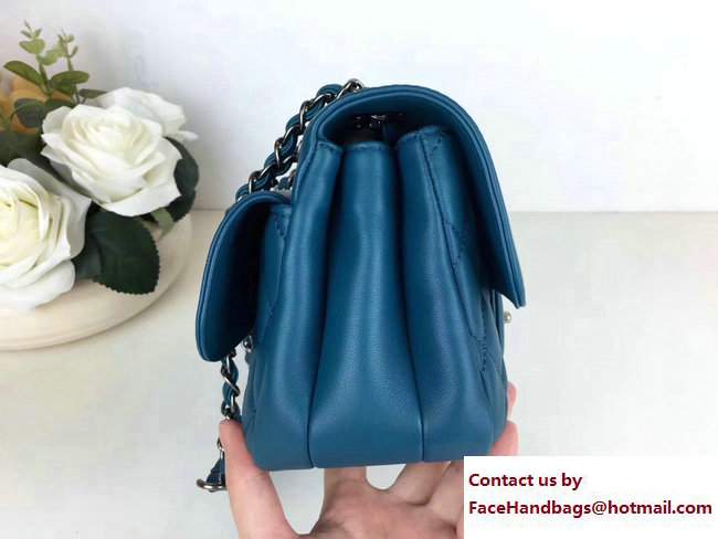 Chanel All About Flap Small Bag A98693 Aqua 2017 - Click Image to Close