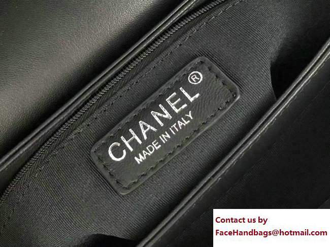 Chanel All About Flap Small Bag A98693 Black 2017 - Click Image to Close