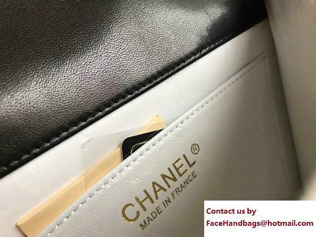 Chanel Bi-Color Flap Bag Black/White 2017