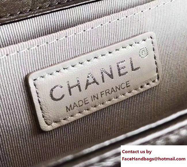 Chanel Chain Braided Chevron Medium Boy Jacket Bag Black 2017 - Click Image to Close