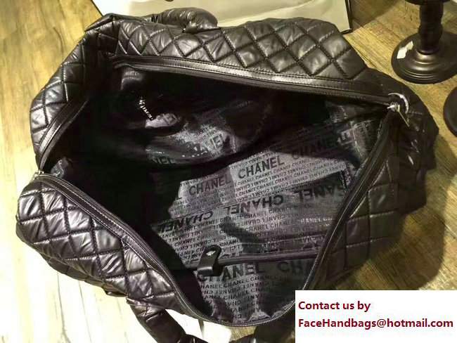 Chanel Coco Cocoon Luggage Black 2017