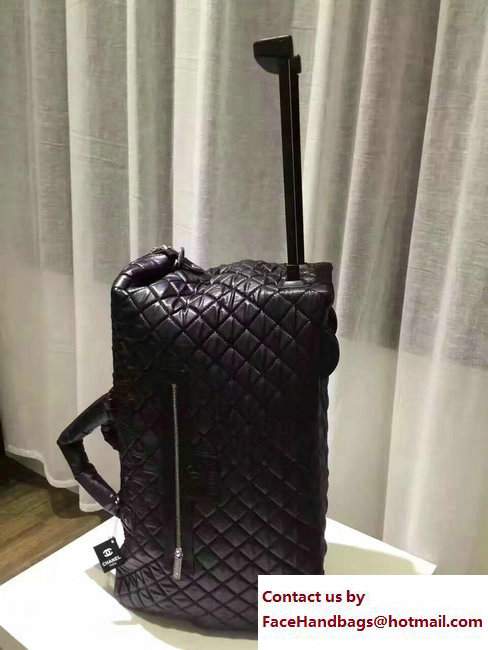 Chanel Coco Cocoon Luggage Black 2017