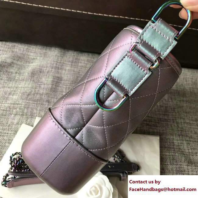 Chanel Gabrielle Medium Hobo Bag A93824 Iridescent Purple 2017