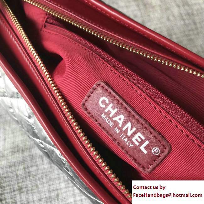 Chanel Gabrielle Medium Hobo Bag A93824 Red/Silver/Blue 2017