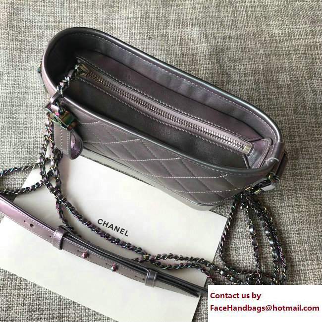Chanel Gabrielle Small Hobo Bag A91810 Iridescent Purple 2017