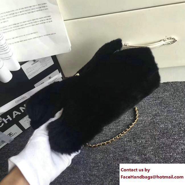 Chanel Orylag Lambskin Flap Bag Black 2017