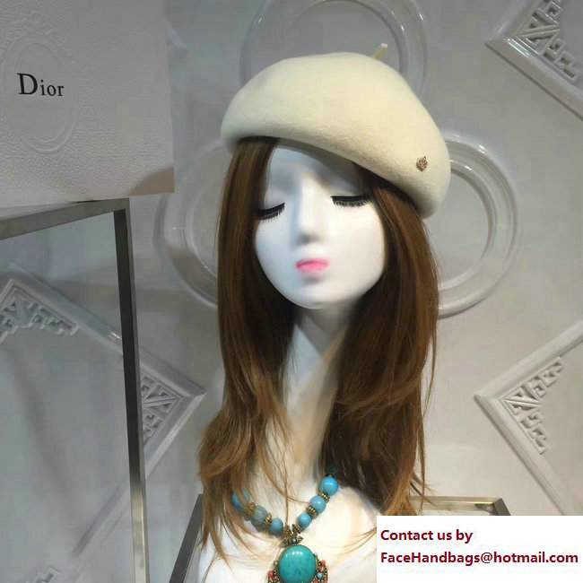 Dior CD Hat White 2017