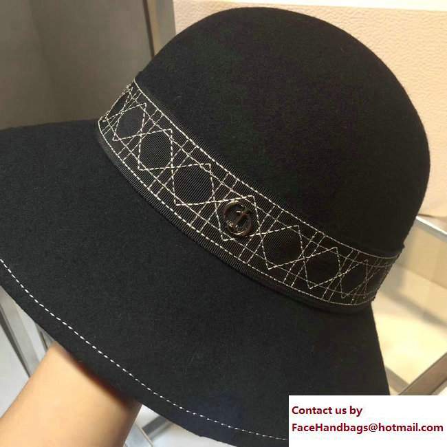 Dior Cannage Hat Black 2017