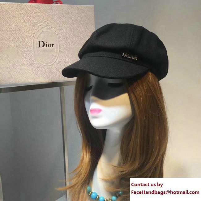 Dior J'adior Hat Black 2017