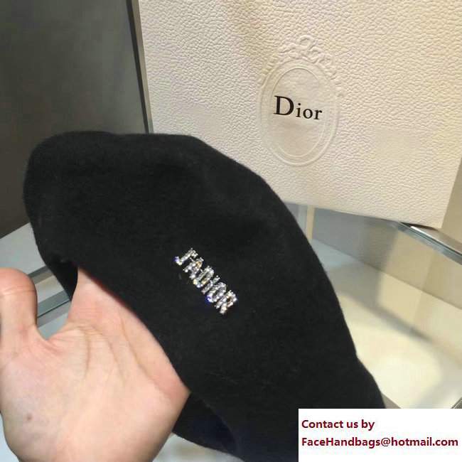 Dior J'adior Hat Fur Black 2017 - Click Image to Close