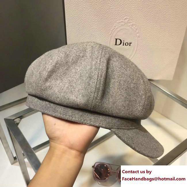 Dior J'adior Hat Gray 2017