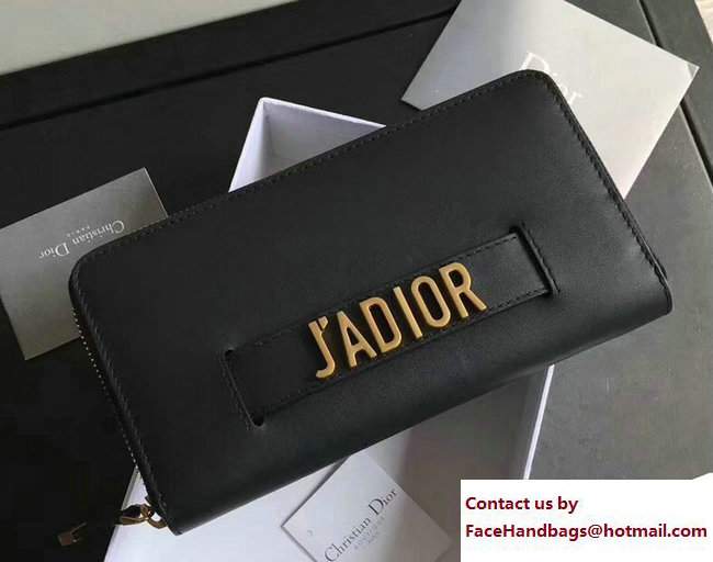 Dior J'adior Voyageur Croisiere Wallet Black 2017 - Click Image to Close