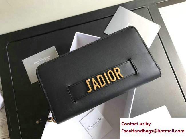 Dior J'adior Voyageur Croisiere Wallet Black 2017 - Click Image to Close