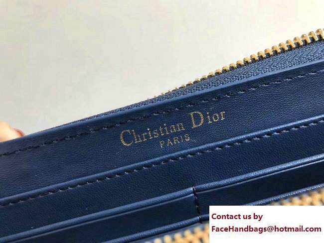 Dior J'adior Voyageur Croisiere Wallet Blue 2017