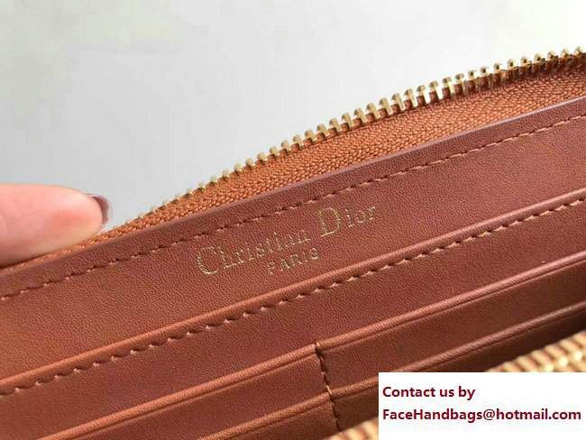 Dior J'adior Voyageur Croisiere Wallet Caramel 2017