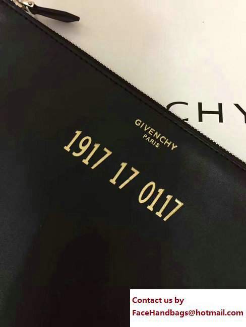 Givenchy Clutch Pouch Bag 1917 17 0117 Black 2017 - Click Image to Close