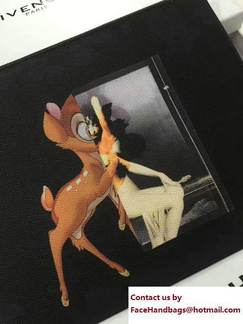 Givenchy Clutch Pouch Bag Bambi Black 2017 - Click Image to Close