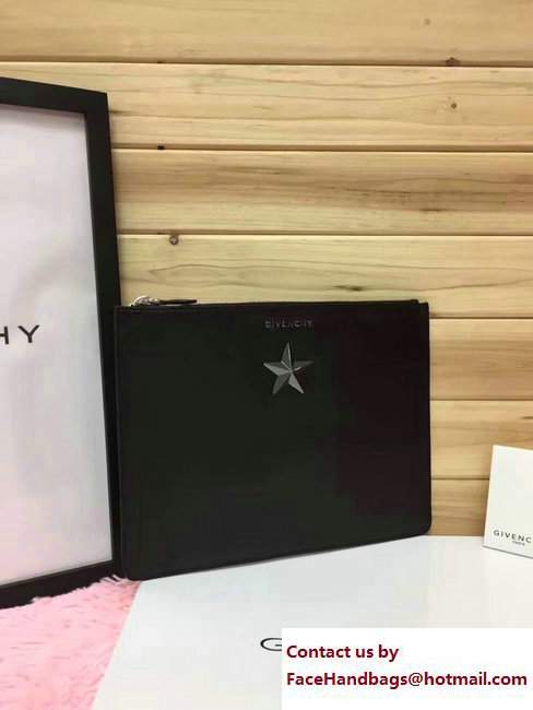 Givenchy Clutch Pouch Bag Black Star 2017 - Click Image to Close