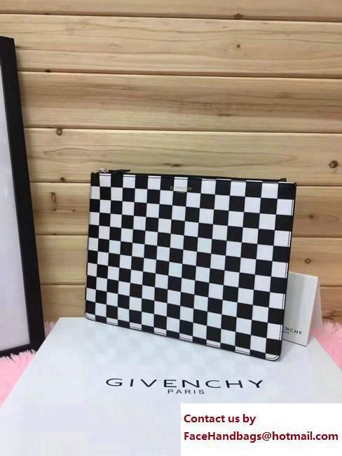 Givenchy Clutch Pouch Bag Checkered 2017