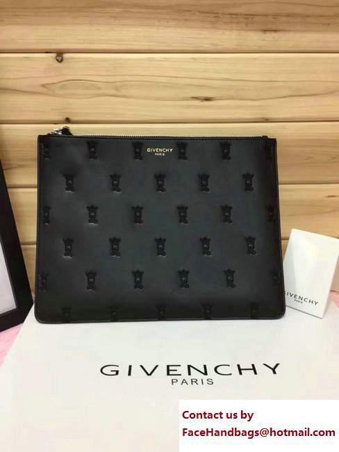 Givenchy Clutch Pouch Bag Crown Black 2017 - Click Image to Close