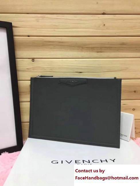 Givenchy Clutch Pouch Bag Gray 2017 - Click Image to Close