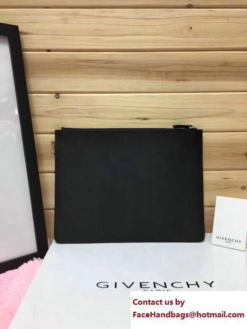 Givenchy Clutch Pouch Bag Red Bambi Print Black 2017