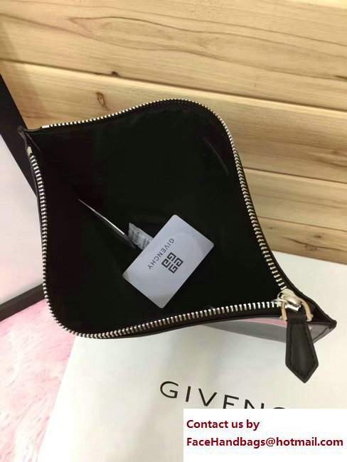 Givenchy Clutch Pouch Bag Red/White Stripe and Star Black 2017 - Click Image to Close