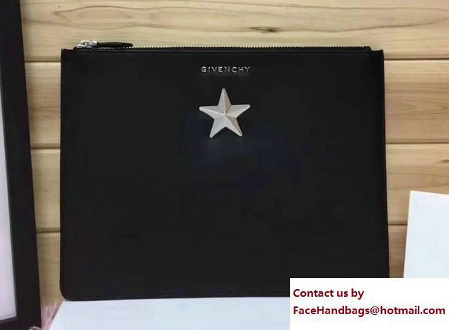 Givenchy Clutch Pouch Bag Silver Star 2017 - Click Image to Close