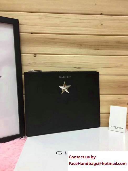 Givenchy Clutch Pouch Bag Silver Star 2017 - Click Image to Close