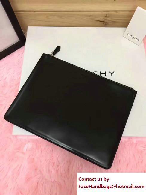 Givenchy Clutch Pouch Bag Smooth Black 2017 - Click Image to Close