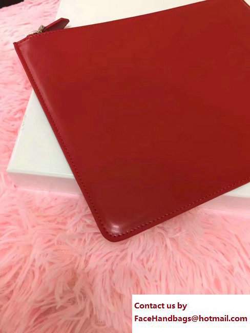 Givenchy Clutch Pouch Bag Smooth Red 2017 - Click Image to Close
