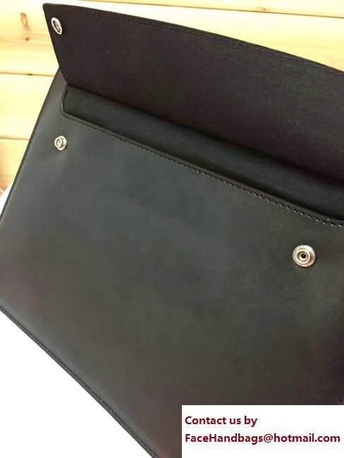 Givenchy Clutch Pouch Bag Strap Black 2017