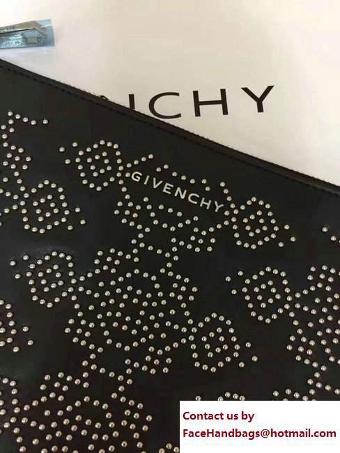 Givenchy Clutch Pouch Bag Studded Black 2017 - Click Image to Close