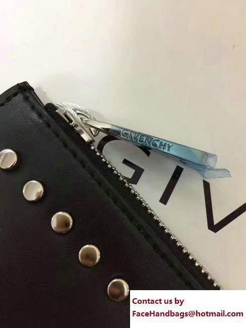 Givenchy Clutch Pouch Bag Studded Flat Black 2017 - Click Image to Close