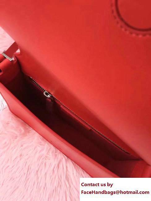 Givenchy Logo Embossment Shoulder Bag Red 2017