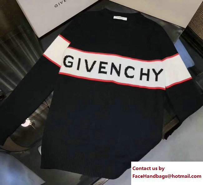 Givenchy Logo Sweater Black 2017
