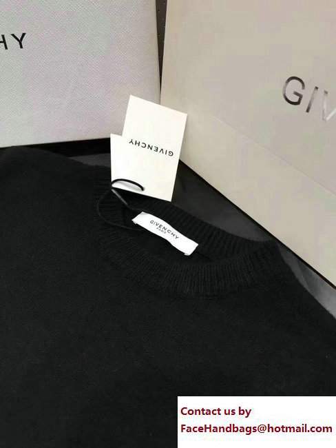 Givenchy Logo Sweater Black 2017 - Click Image to Close
