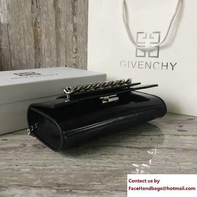 Givenchy Mini Infinity Chain Shoulder Bag Black 2017