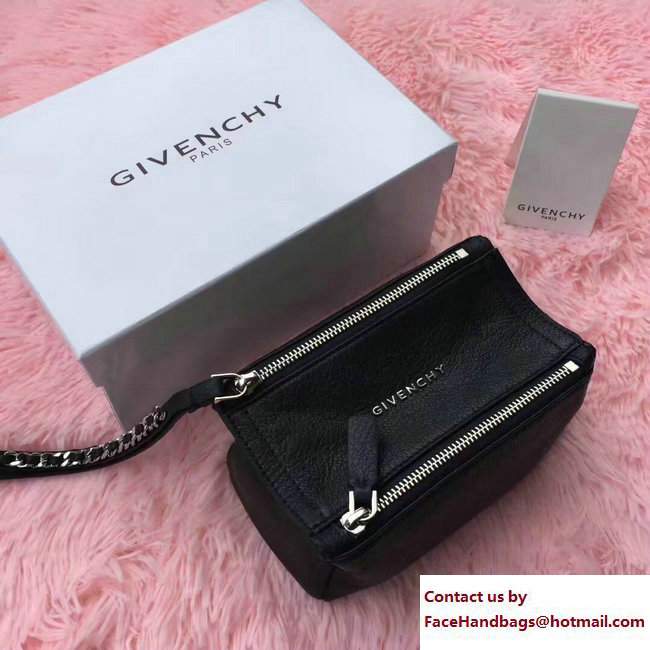 Givenchy Pandora Beauty Pouch Cosmetic Bag Black