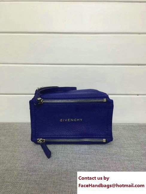 Givenchy Pandora Beauty Pouch Cosmetic Bag Blue - Click Image to Close