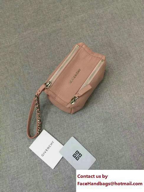 Givenchy Pandora Beauty Pouch Cosmetic Bag Nude